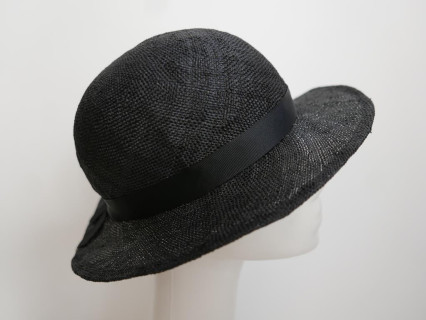 Czarny kapelusz parasizal  53-55 cm