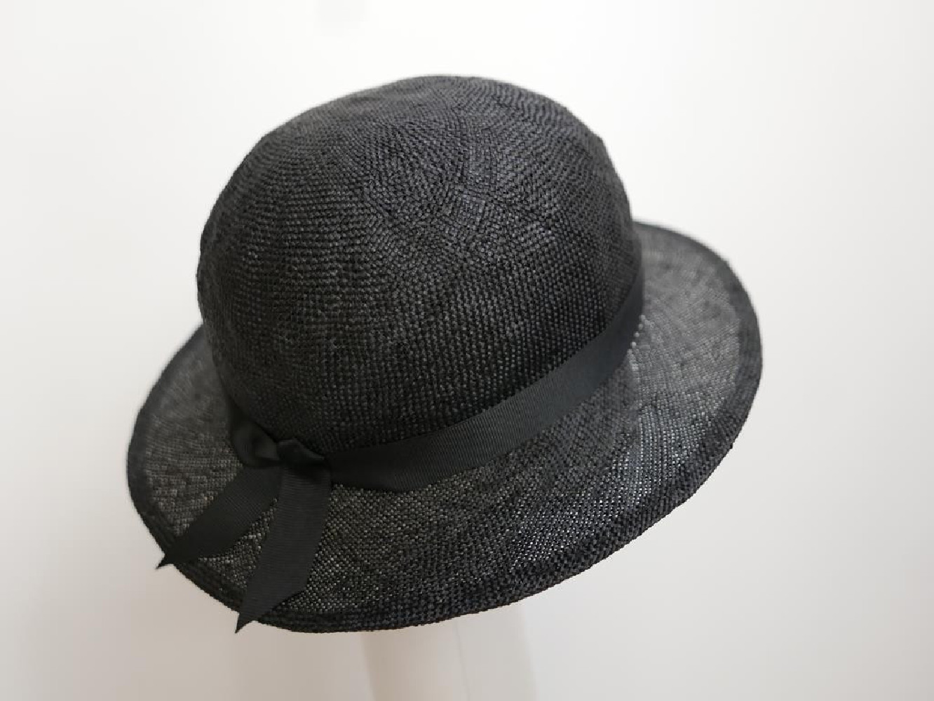 Czarny kapelusz parasizal  53-55 cm