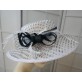 Biały w czarne groszki wizytowy kapelusz  sinamay 56-58cm