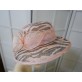 Morelowo czarny wizytowy kapelusz  sinamay 56-57cm