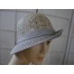 Pola szaro beżowy letni  kapelusz do 57 cm