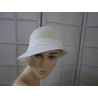 Pola biało kremowy letni  kapelusz do 57 cm