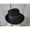 Męski czarny kapelusz filcowy  fedora 56 cm