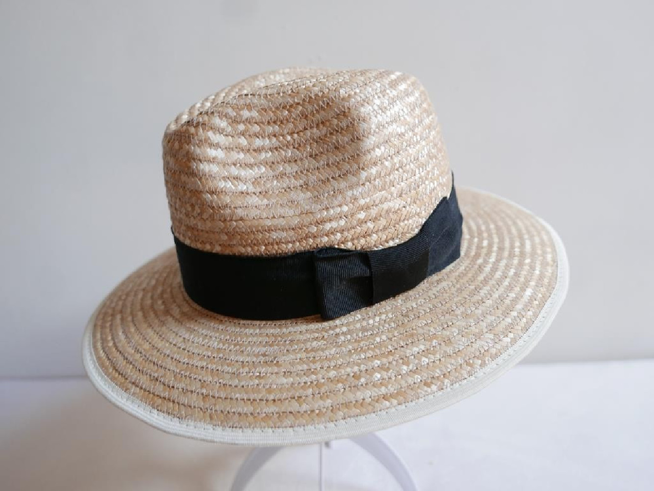 Fedora kapelusz męski słomka ryżowa 56-57 cm