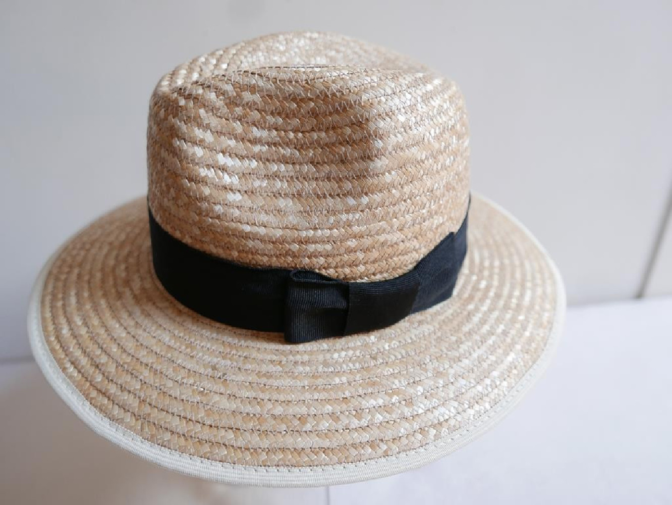 Fedora kapelusz męski słomka ryżowa 56-57 cm