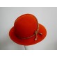 Atena pomarańczowy kapelusz filcowy 54-56cm