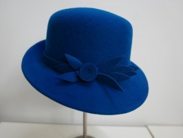 Stenia morski niebieski kapelusz filcowy 54-56cm