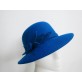 Stenia morski niebieski kapelusz filcowy 54-56cm
