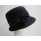 Sara czarny pilśniowy kapelusz  54-56 cm