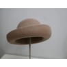 Beth beżowy kapelusz pilśń welurowa 54-56cm