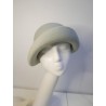 Pola Negri retro szary kapelusz filcowy 54-58 cm