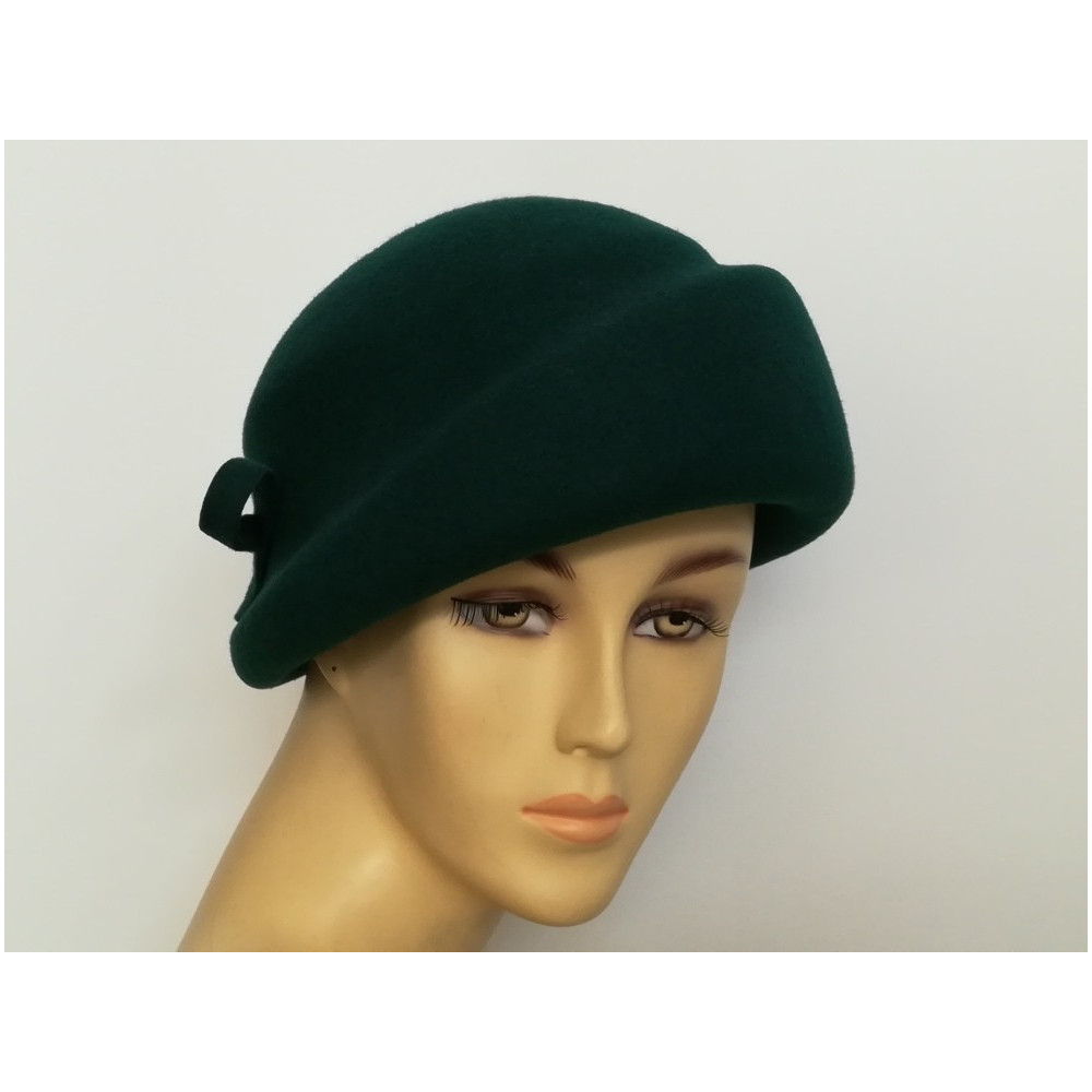 Krista butelkowa zieleń toczek filcowy 55-57 cm