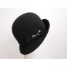 Zoja czarny reto kapelusz filcowy-54-56  cm
