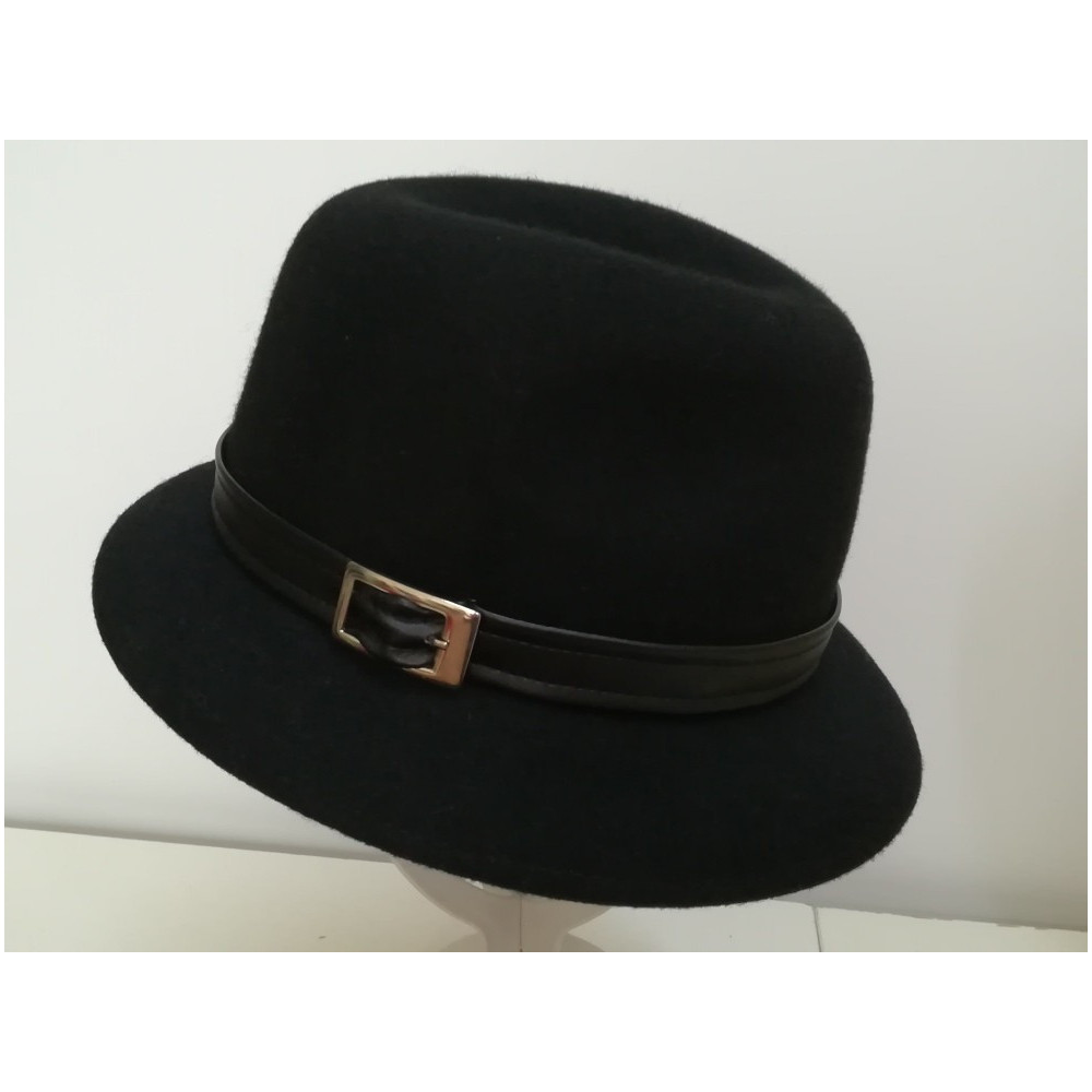 Trilbi czarny kapelusz filcowy 55-56 cm