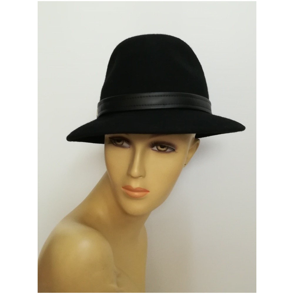 Trilbi czarny kapelusz filcowy 55-56 cm