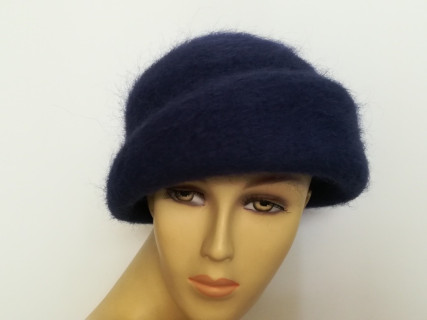 Krista granatowy toczek wlosowy 57-59 cm