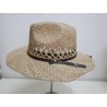 Słomkowy kapelusz naturalny do 57 cm regulowany