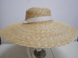 Kanotier słomka ryżowa kapelusz do 58 cm regulowany