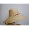 Słomka ryżowa kapelusz do 58 cm regulowany