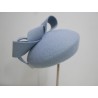 Saturnia błękitny mini beret filcowy
