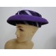 Viola fioletowy kapelusz toczek filc tkanina 55-57 cm