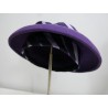 Viola fioletowy kapelusz toczek filc tkanina 55-57 cm