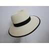 Kremowy męski letni kapelusz do 57 cm regulowany