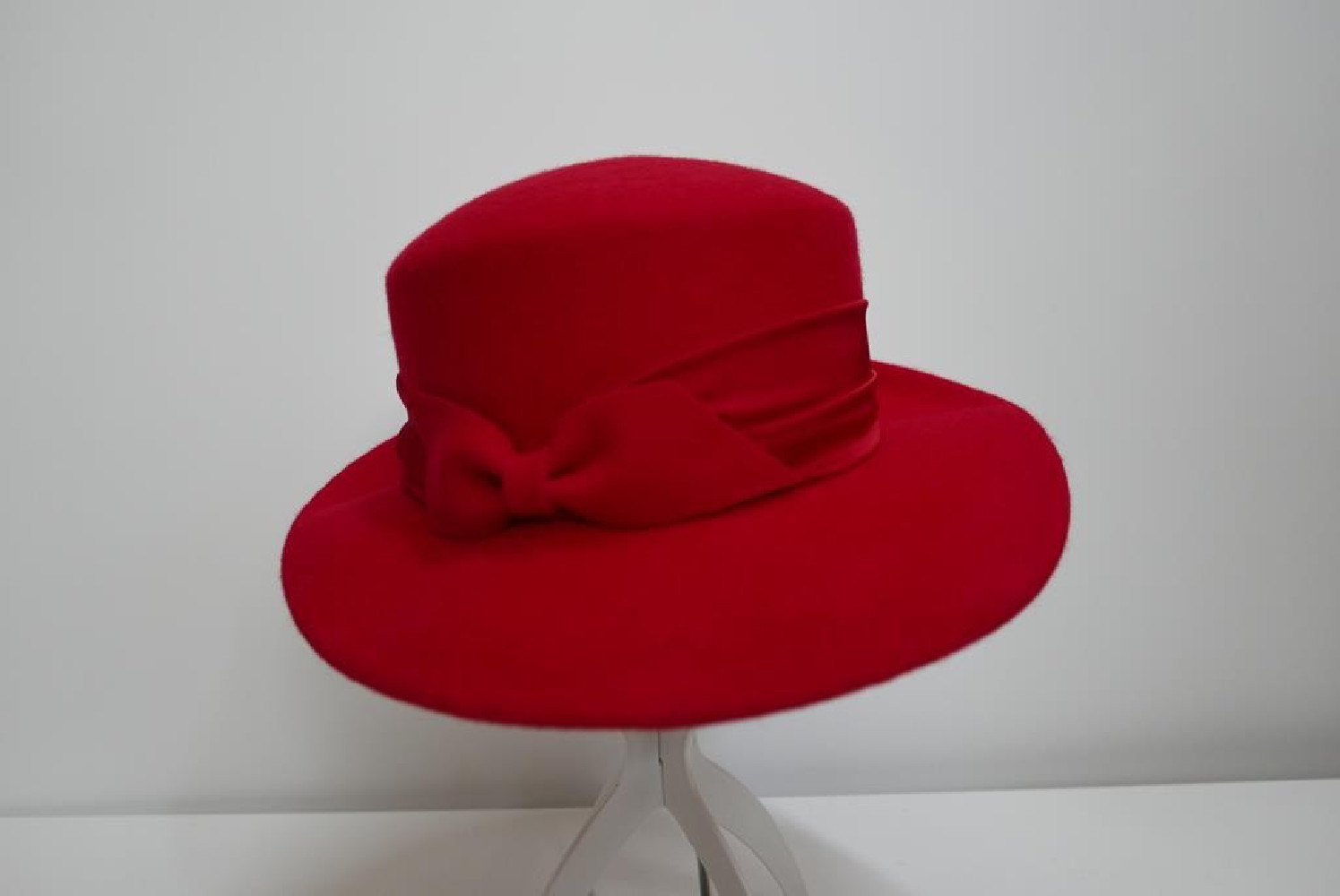 Denice czerwony kapelusz filcowy-57-59 cm