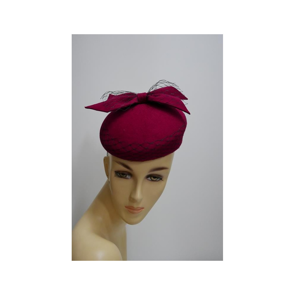 Ismena- mini toczek wiśniowy z czernią