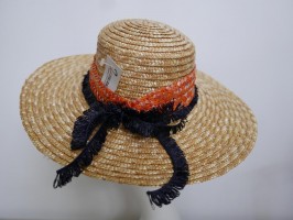 Kapelusz słomka ryżowa kapelusz letni do 57 cm regulowany