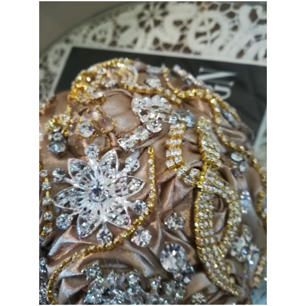 Bukiet ślubny, trwały, broszko bukiet, biżuteria