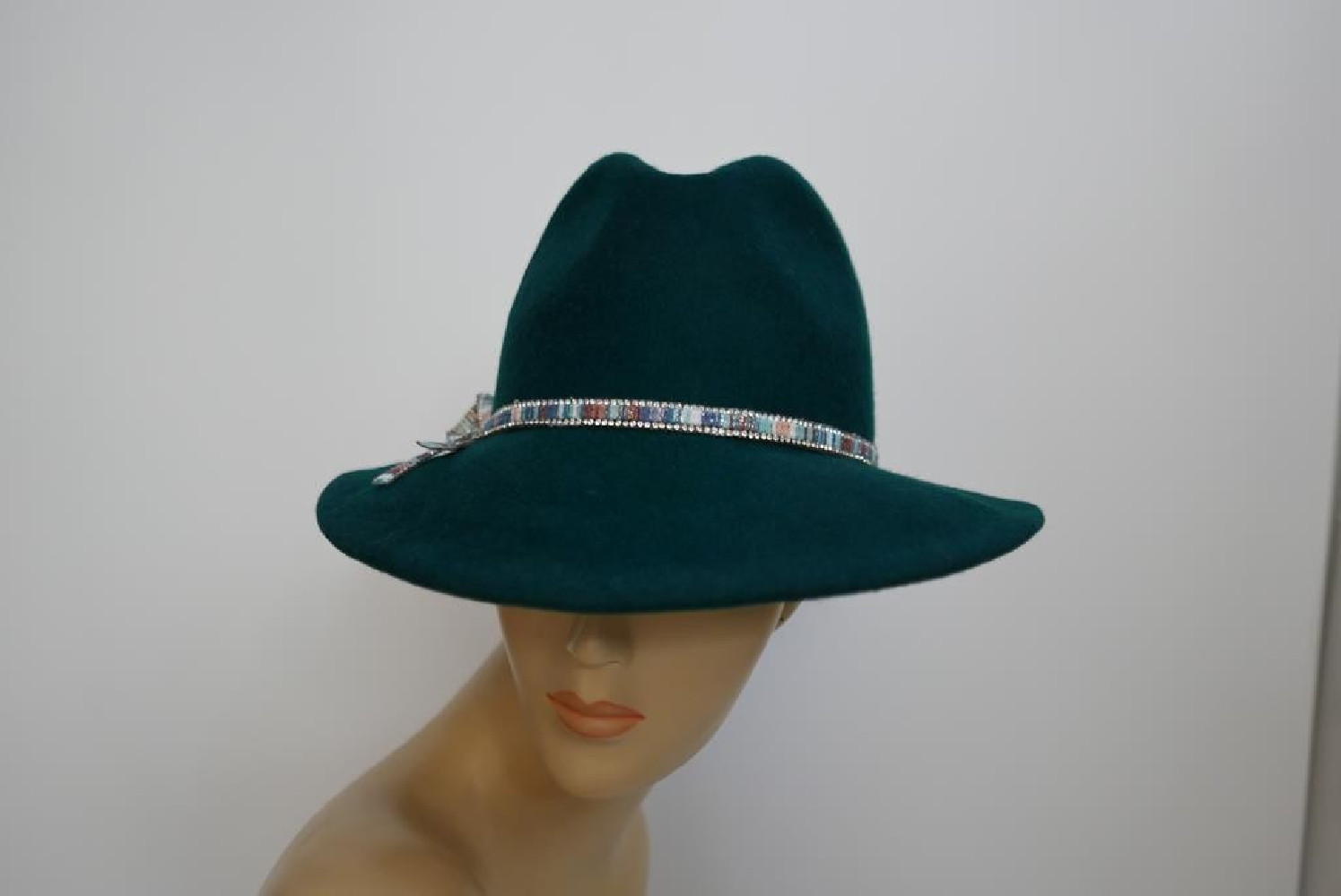 Wiliams zielony kapelusz 54-57 cm