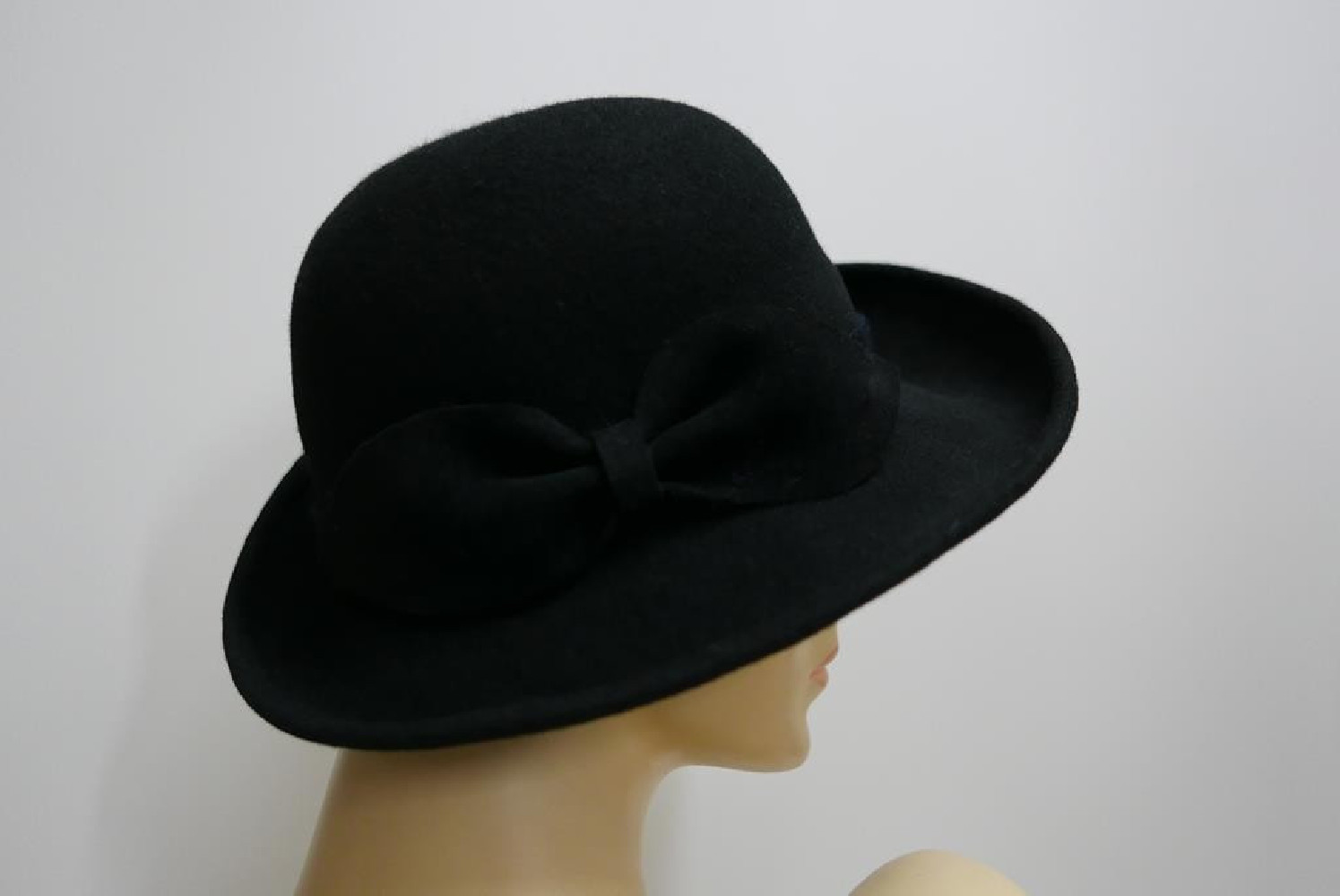 Rita czarny kapelusz filcowy 54-57 cm