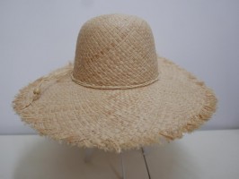 Rafia kapelusz naturalny do 57 cm regulowany