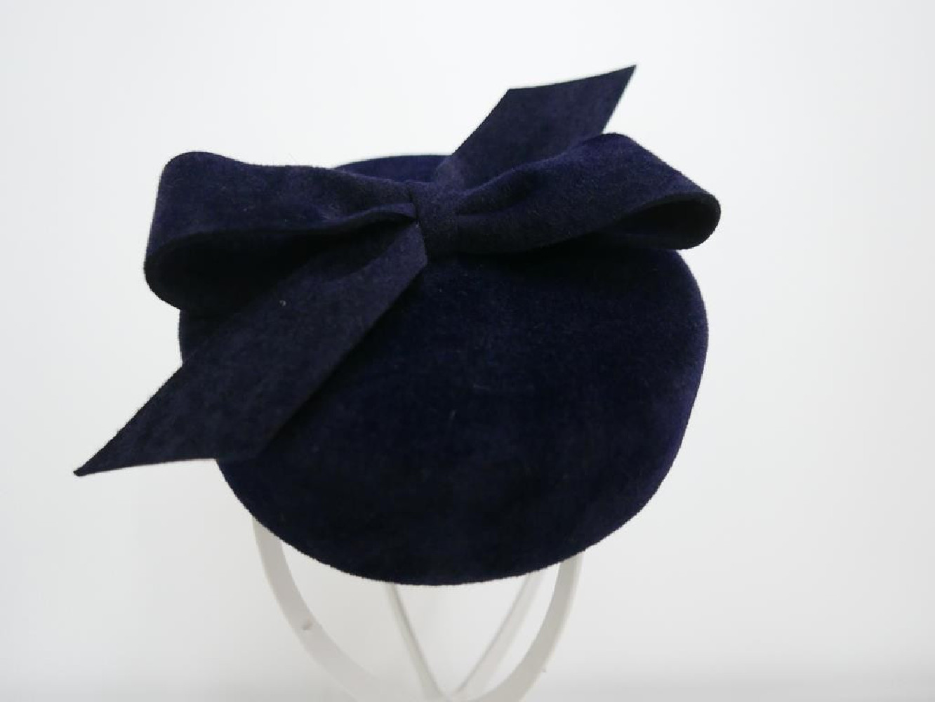 Pastylka granatowy toczek pilśń welurowa