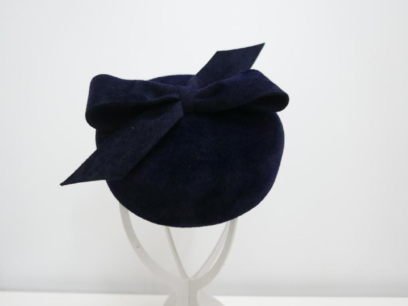 Pastylka granatowy toczek pilśń welurowa