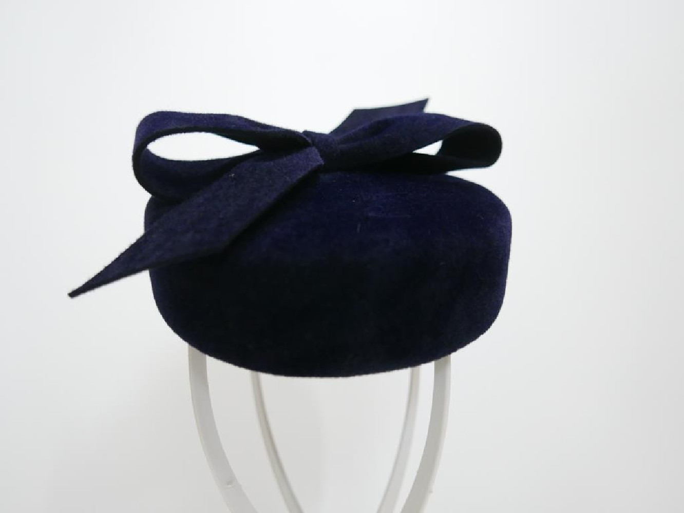 Pastylka granatowy toczek pilśń welurowa