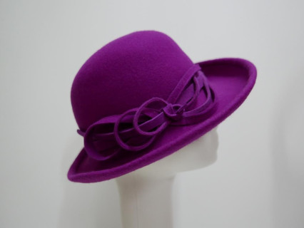Roma fuksja kapelusz filcowy 54-57 cm