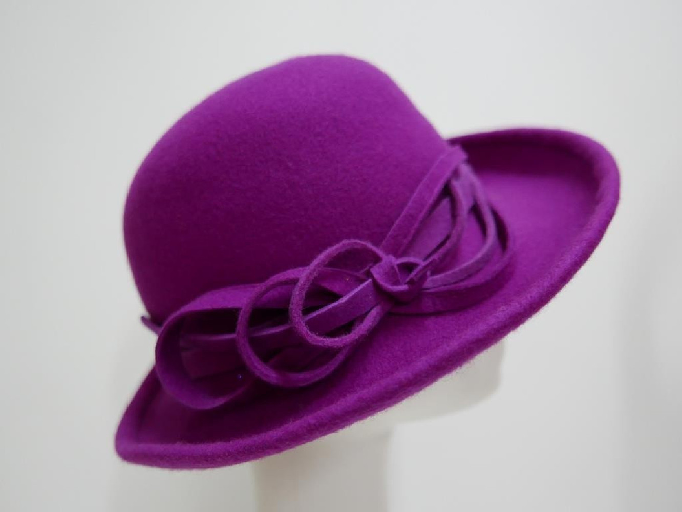 Roma fuksja kapelusz filcowy 54-57 cm
