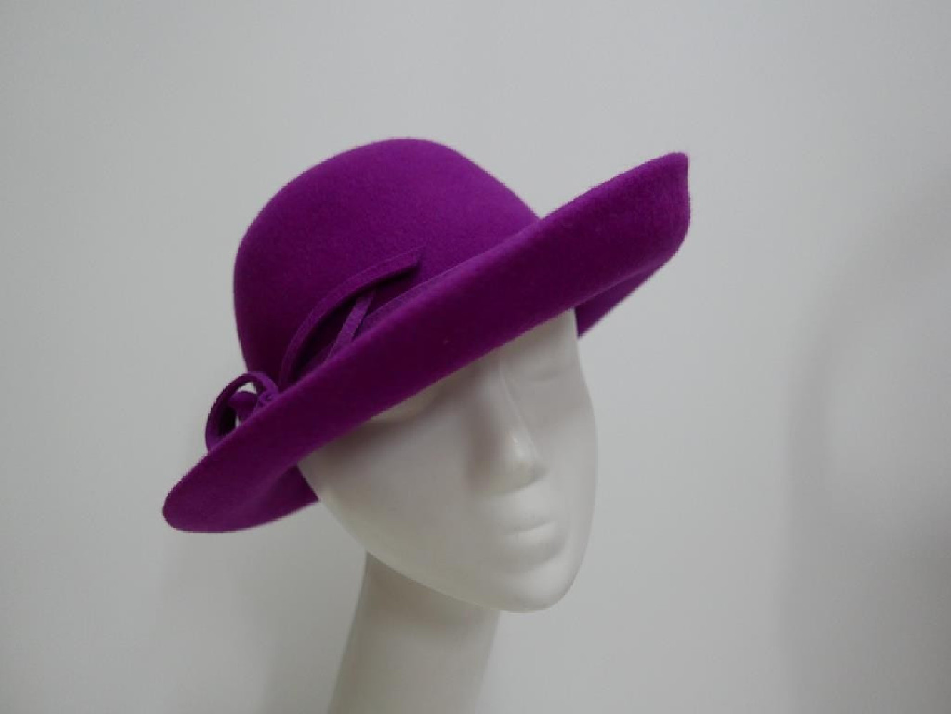 Roma fuksja kapelusz filcowy 54-57 cm