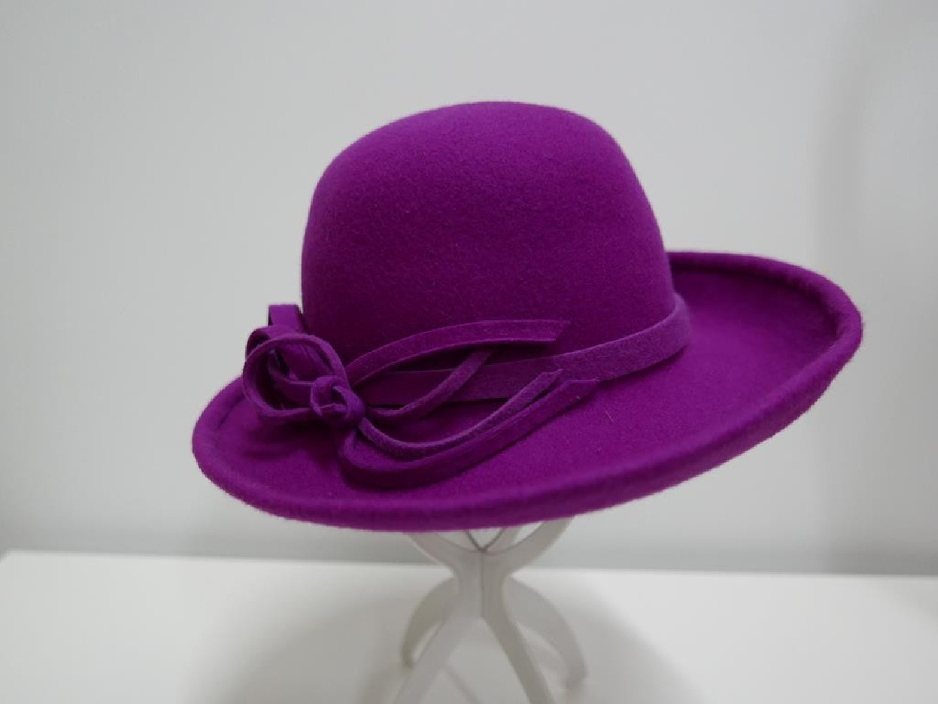 Roma fuksja kapelusz filcowy 54-57 cm