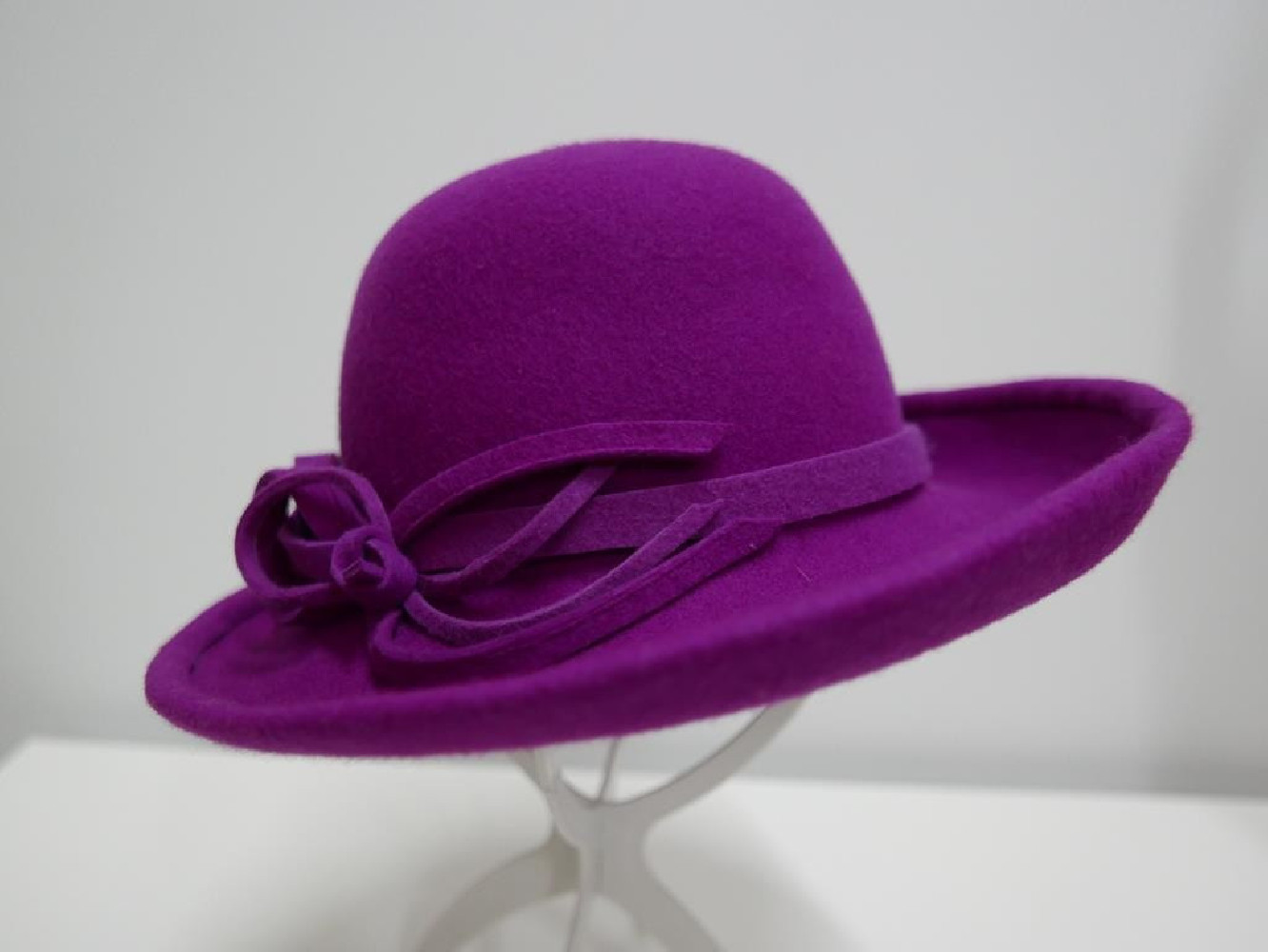 Roma fuksja kapelusz filcowy 54-57 cm