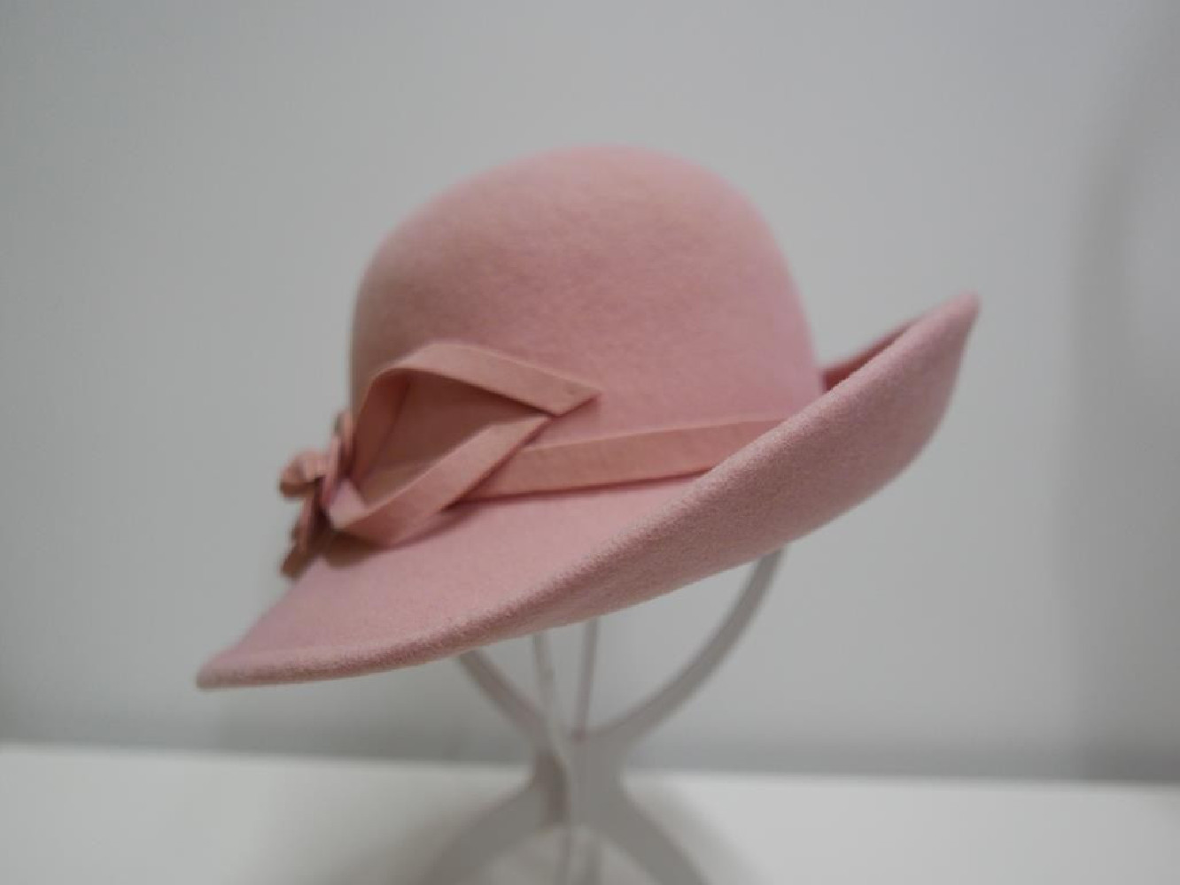 Rita różowy kapelusz filcowy 53-56 cm