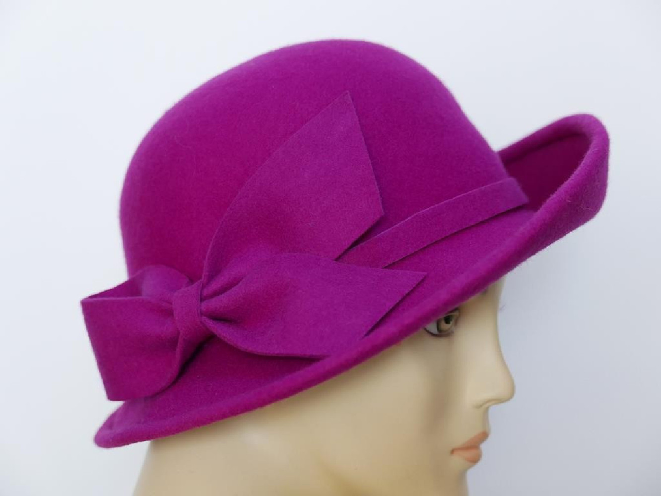 Clare- fuksja kapelusz filcowy-57-59  cm