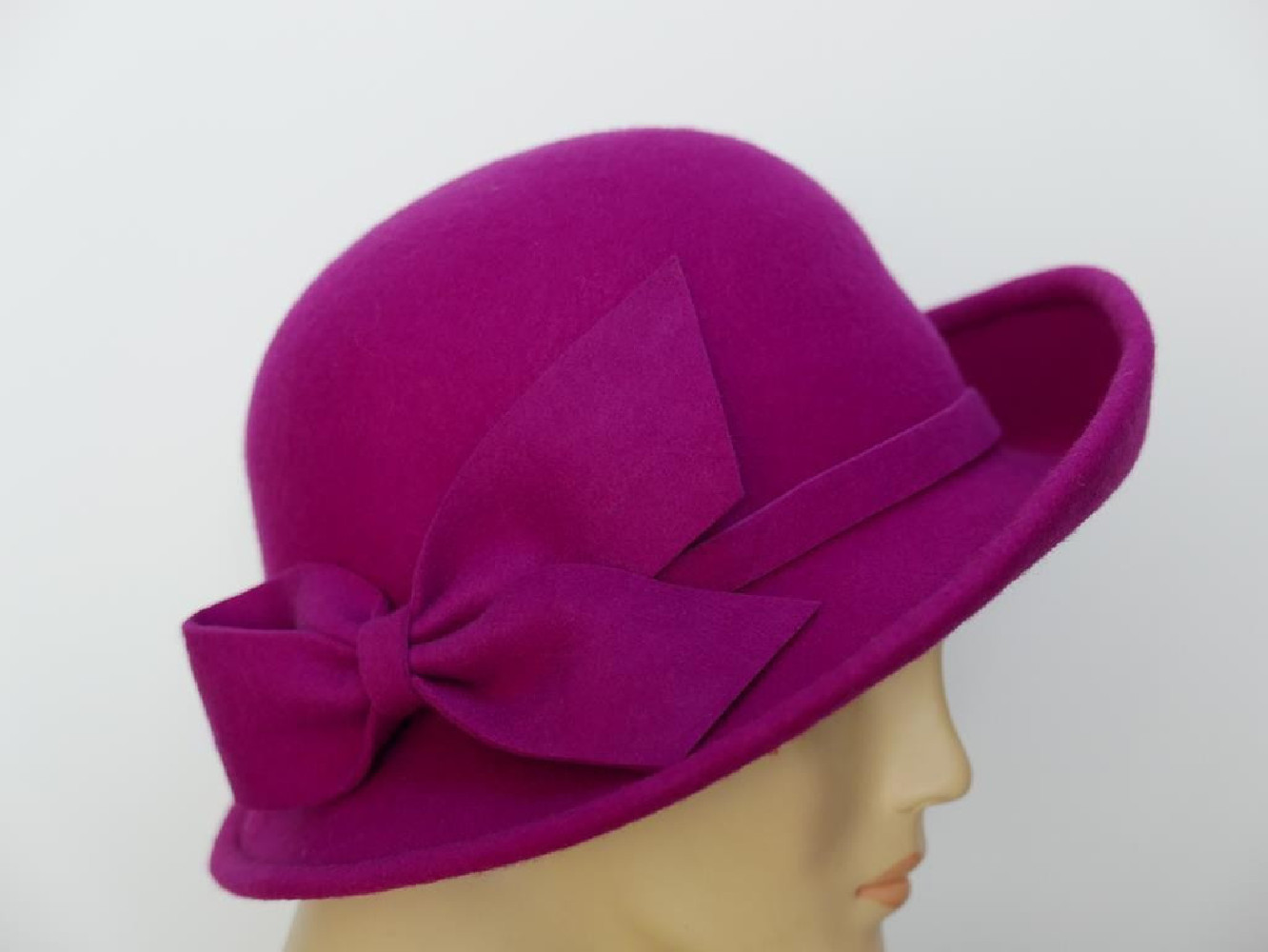 Clare- fuksja kapelusz filcowy-57-59  cm