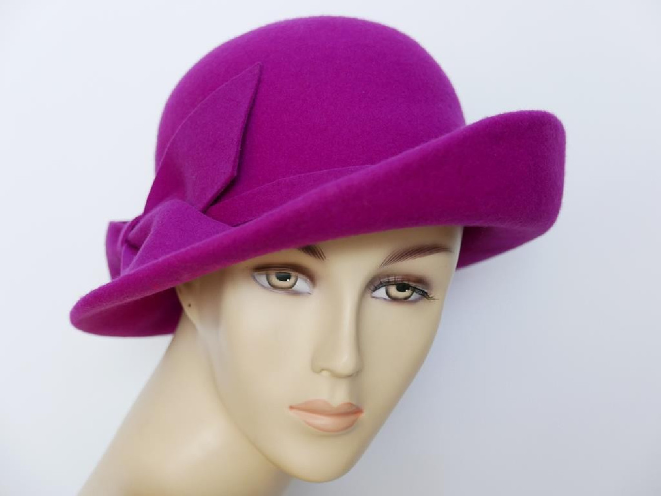 Clare- fuksja kapelusz filcowy-57-59  cm