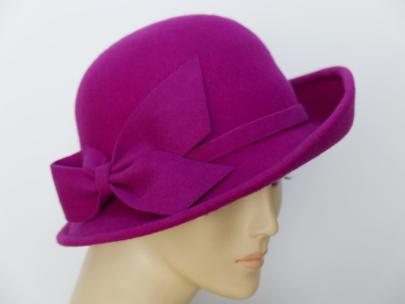 Clare- fuksja kapelusz filcowy-57-59  cm
