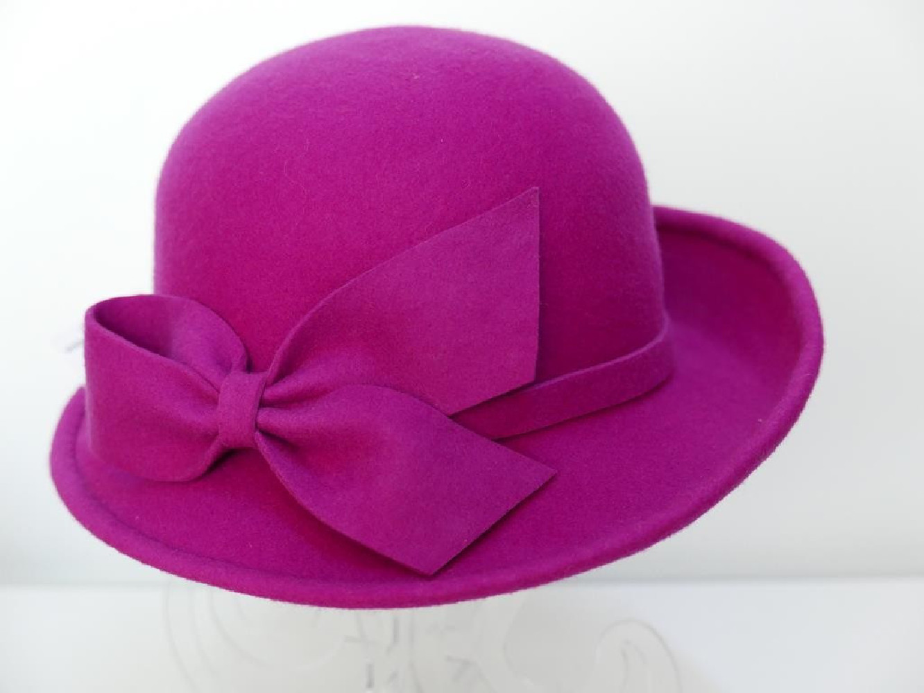 Clare- fuksja kapelusz filcowy-57-59  cm