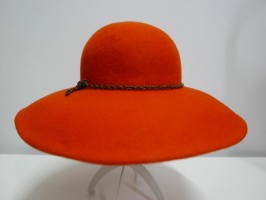 Vegas-pomarańczowy kapelusz z dużym rondem 54-57 cm