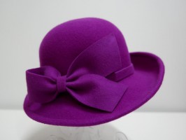 Clare- fuksja kapelusz filcowy-57-59  cm